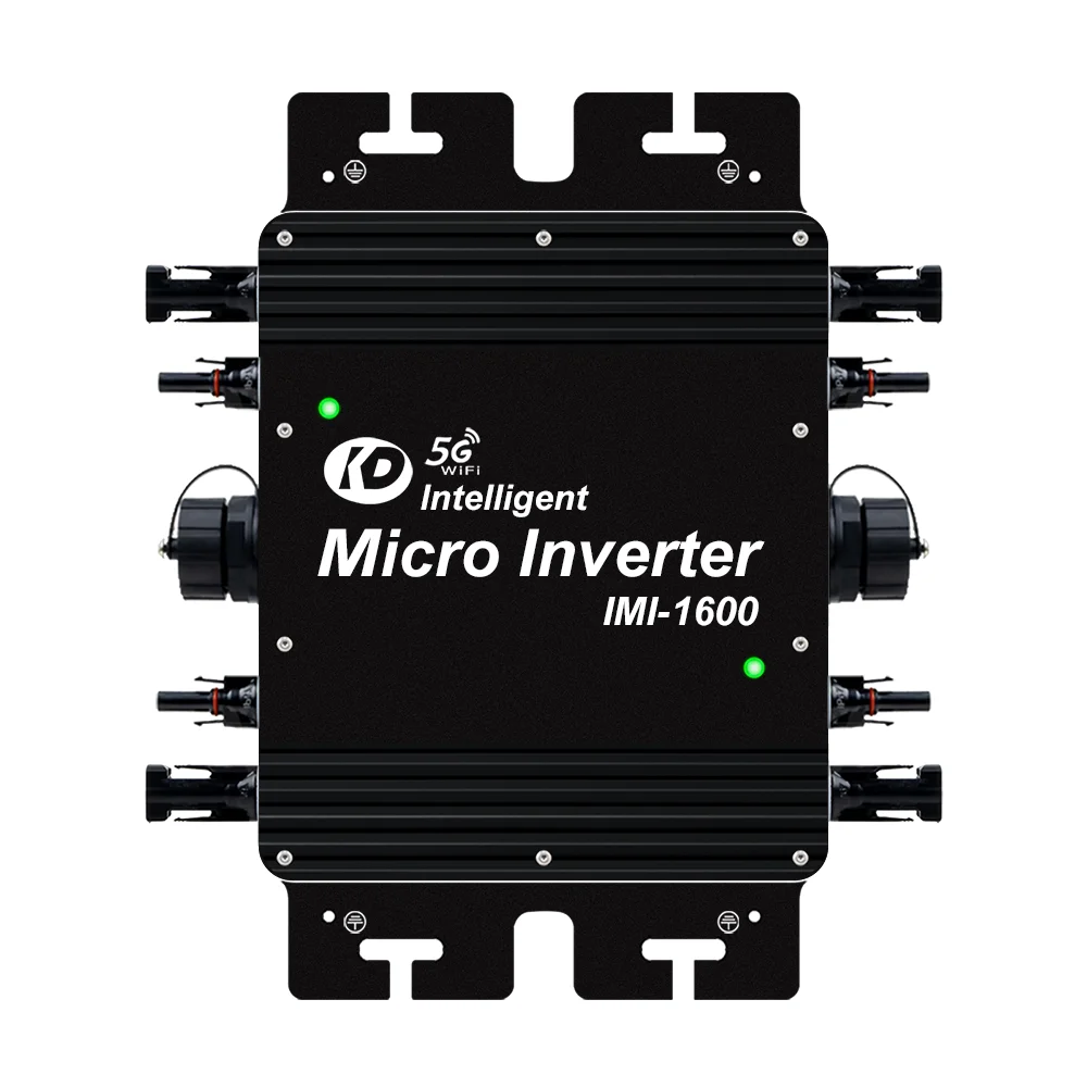 1600W 22-50V Solar Grid Connected Micro Inverter With WiFi Connection Function, 90-160VAC/190-270VAC, Small Power Inverter