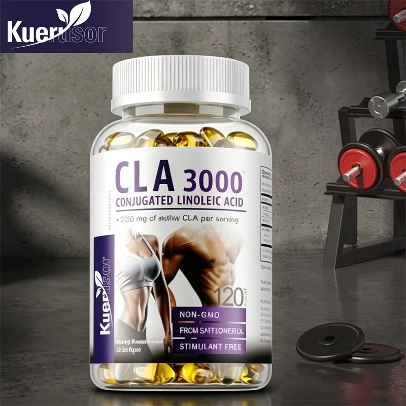 CLA Supplements - Safflower Oil, Supports Energy, Weight Loss, Heart Health, and Muscle Health - 120 Capsules