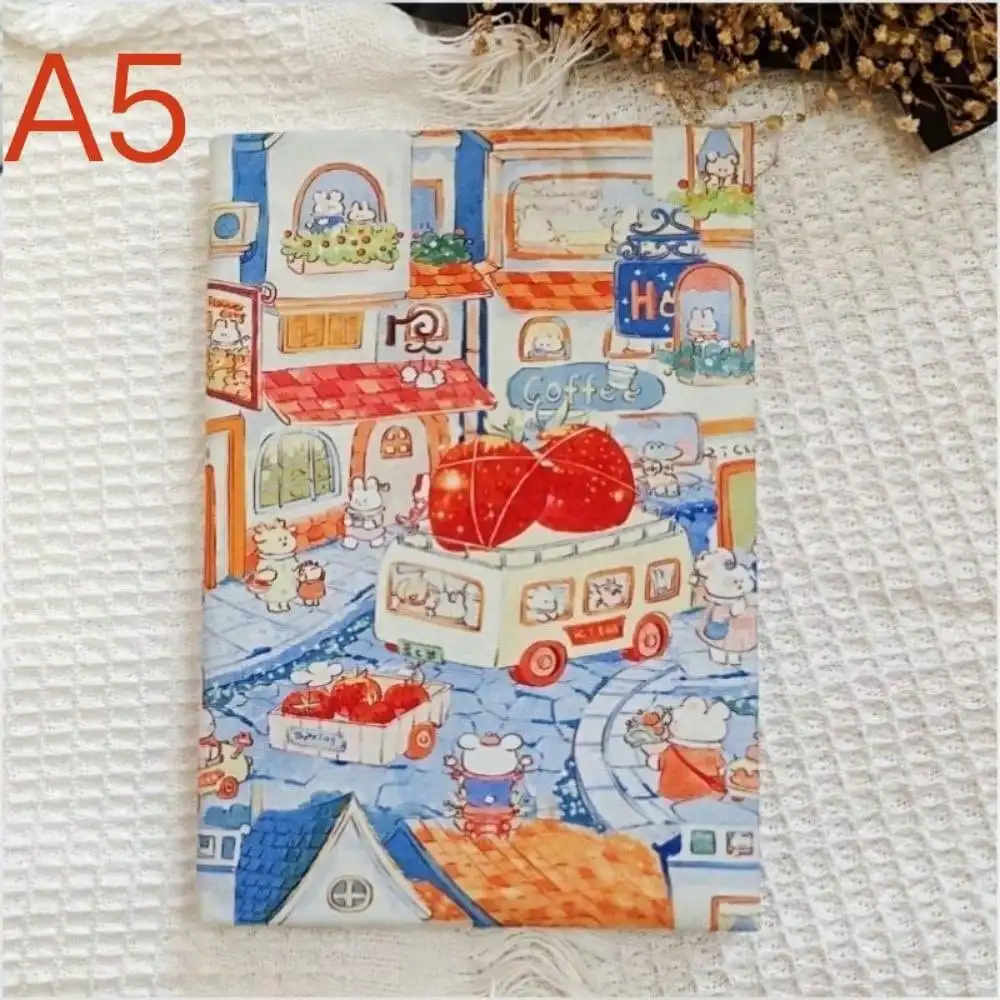 A5 A6 Kaninchen Stadt Buch Abdeckung Planer Fall Abdeckung Schutzhülle Journal Cover Schutz Büro Schreibwaren – Detail 10