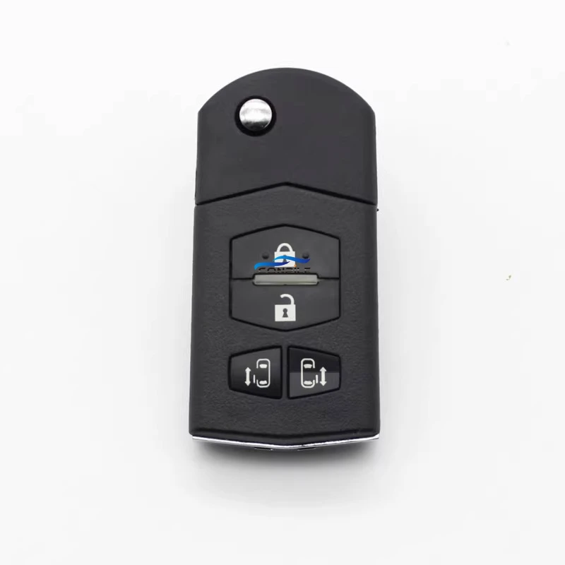 Ein Satz für Mazda 5 8, Schlüsseletui 08–13, M5, M8, zusammenklappbarer Fernschlüssel-Ersatzgehäuse
