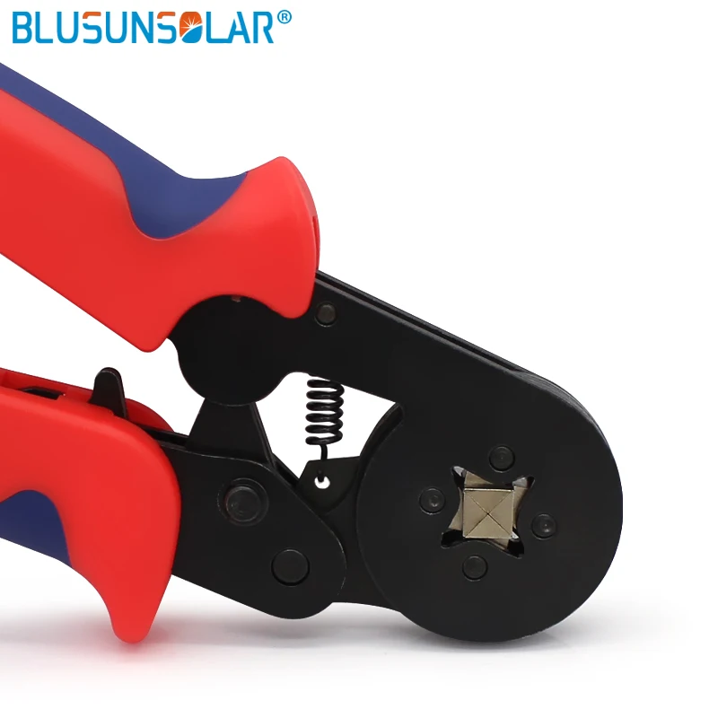 BLUSUNSOLAR Cable End-sleeves Crimping Plier Self Adjusting Ratcheting Ferrule Crimper AWG24-10 HSC8 6 4