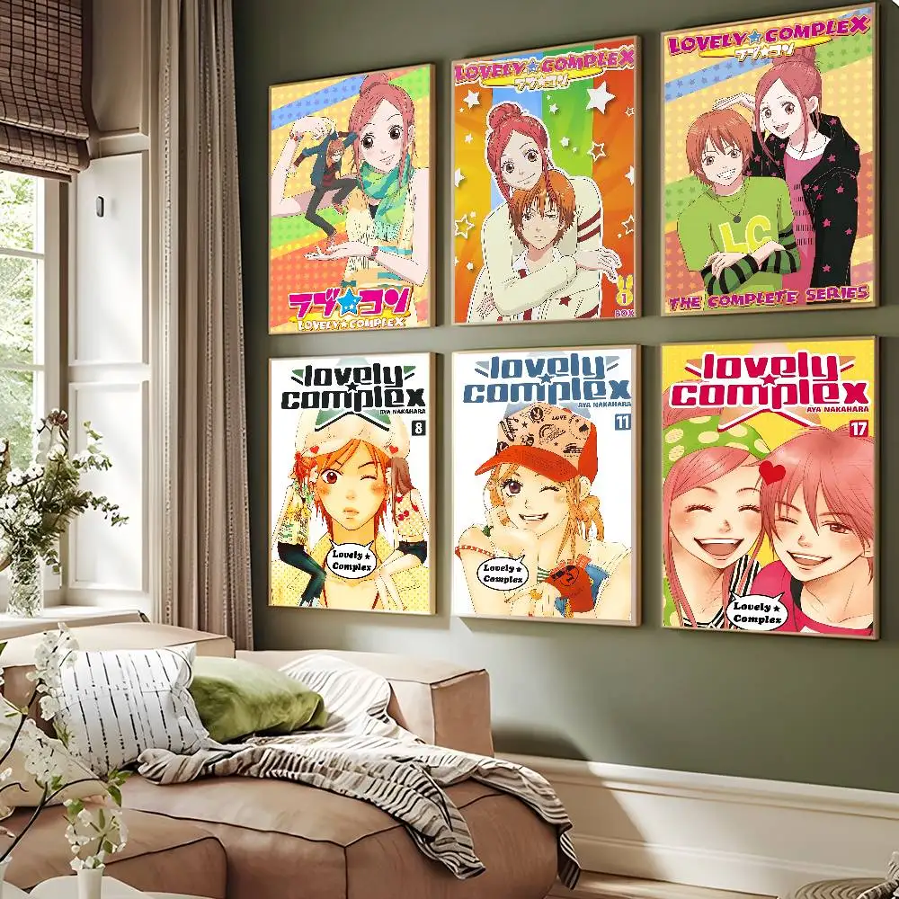 Anime L-Lovely C-Complex, impresiones y carteles de buena calidad, pegatina de papel impermeable, carteles para cafetería y Bar, pegatinas de pared