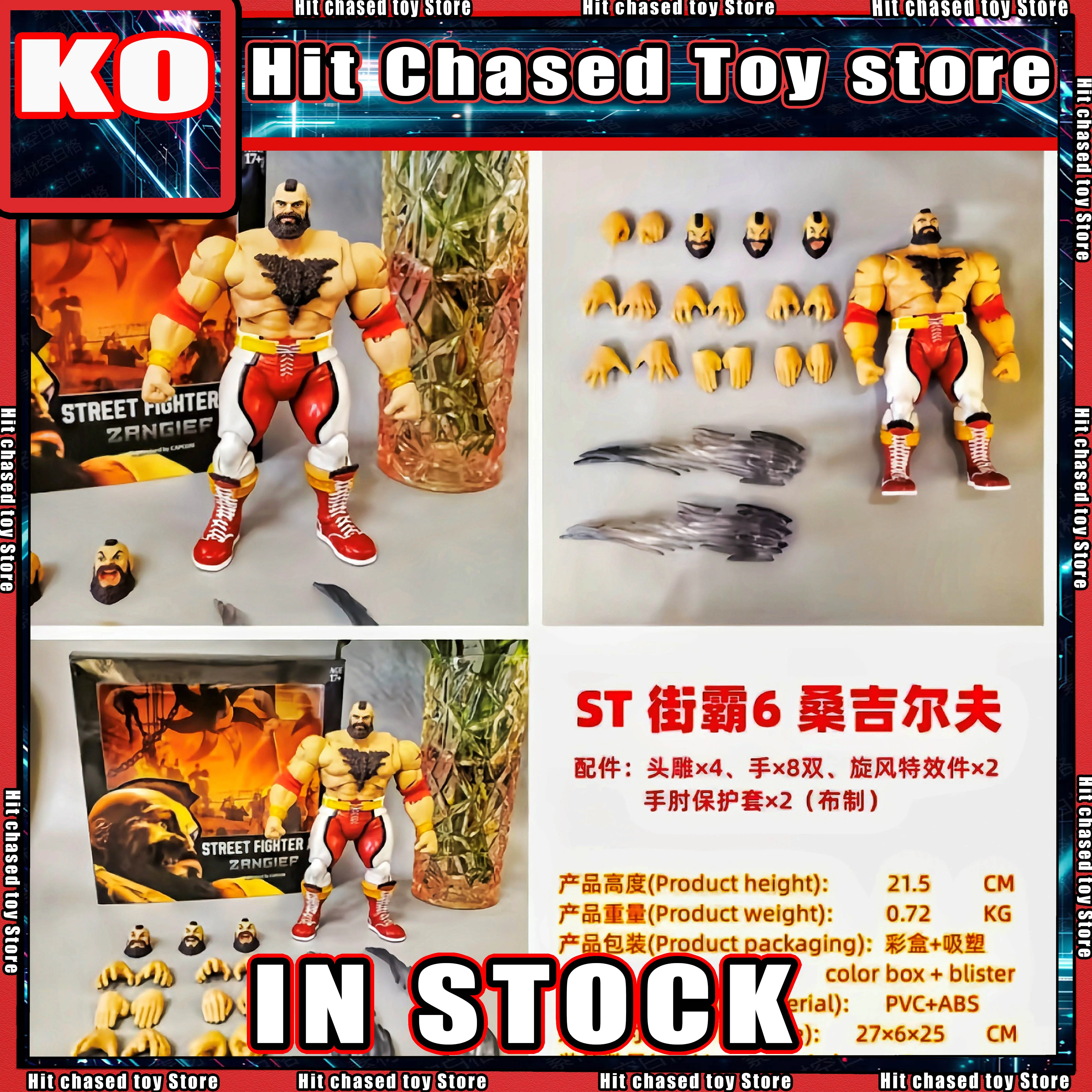

В наличии: Фигурки Storm Toys Ko Zangief, Street Fighter 6, ST Toys, модель-статуэтка, подвижная кукла, подарки, настольные игрушки