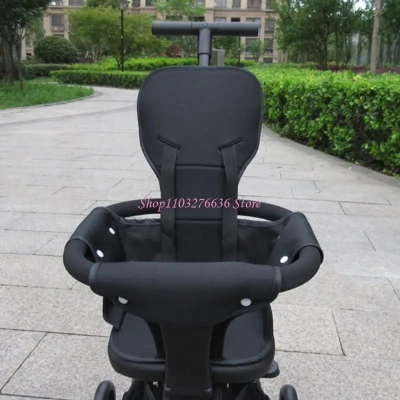R6FD Cosy Baby Strollers Pad Easy Installation Fashionable Pram Cart Sitting Cushion Mat for Traveling and Shopping Child