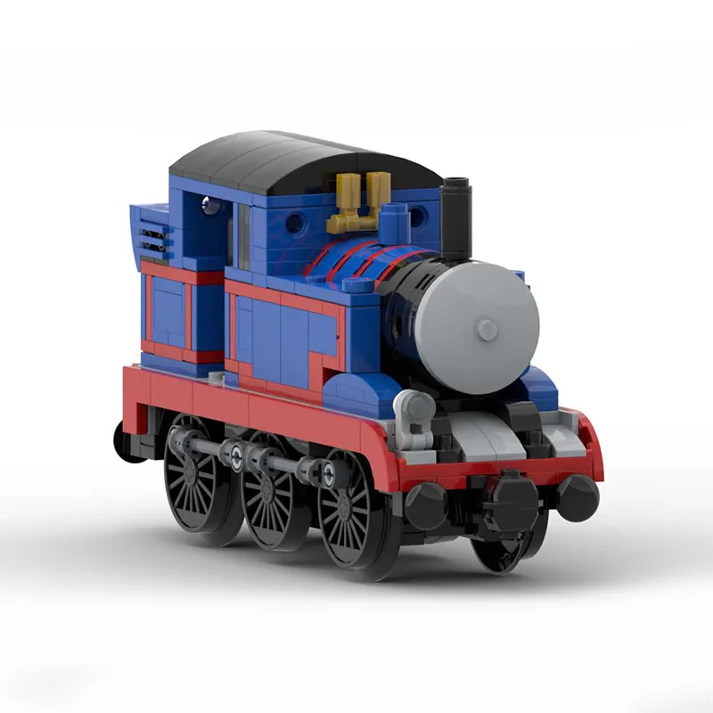 Creative Cartoon Cute Train MOC Building Block Set Railway Mutant Small Train Robot Model Assembly Toy Children's Birthday Gift