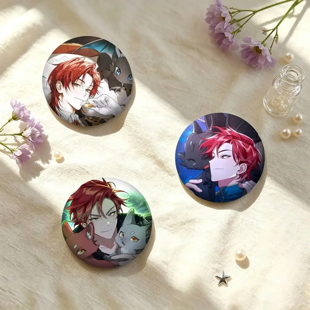 Korean Fantasy Manhwa Lout of Count Family 25 32 44 58 75mm Badges Personalized Round Brooches Pins Accessory Gift