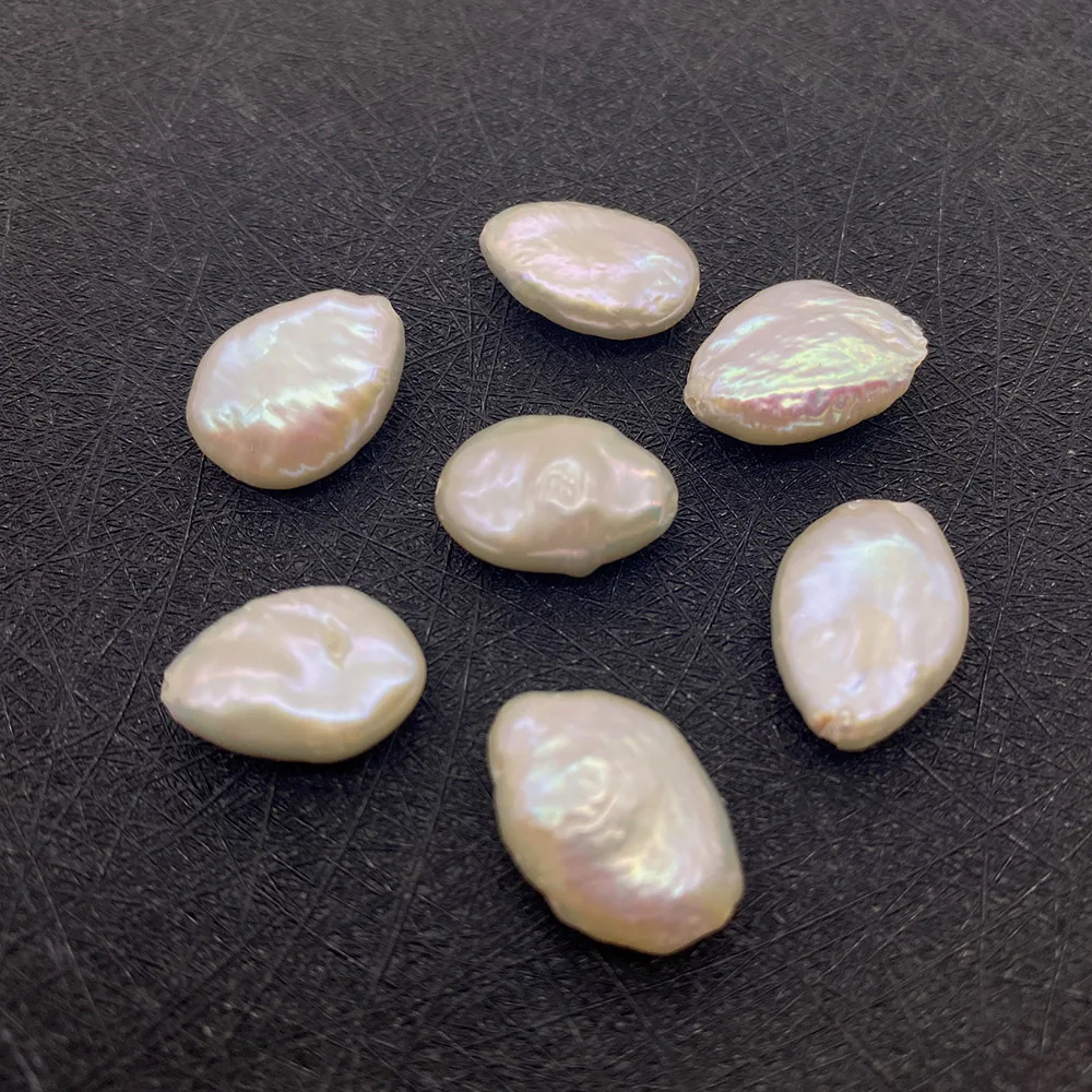 A Grade Natural Freshwater Pearl Irregular Drop Shape Beads 12x15mm Charm DIY Necklace Bracelet Earring Jewelry Accessories 1Pcs