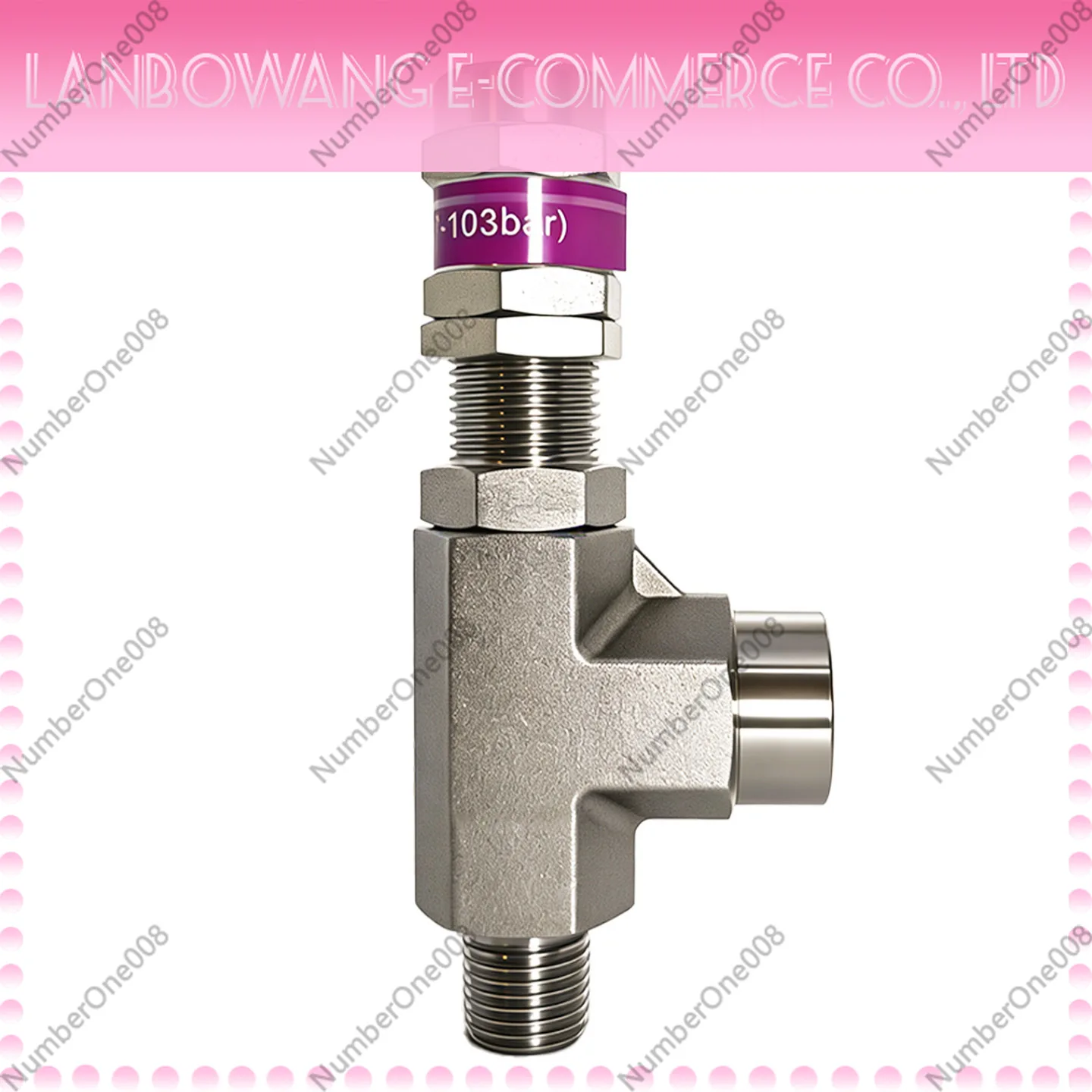 304 316L Stainless Steel Safety Relief Valve, High Pressure Spring Type Exhaust Valve for Hydraulic Natural Gas