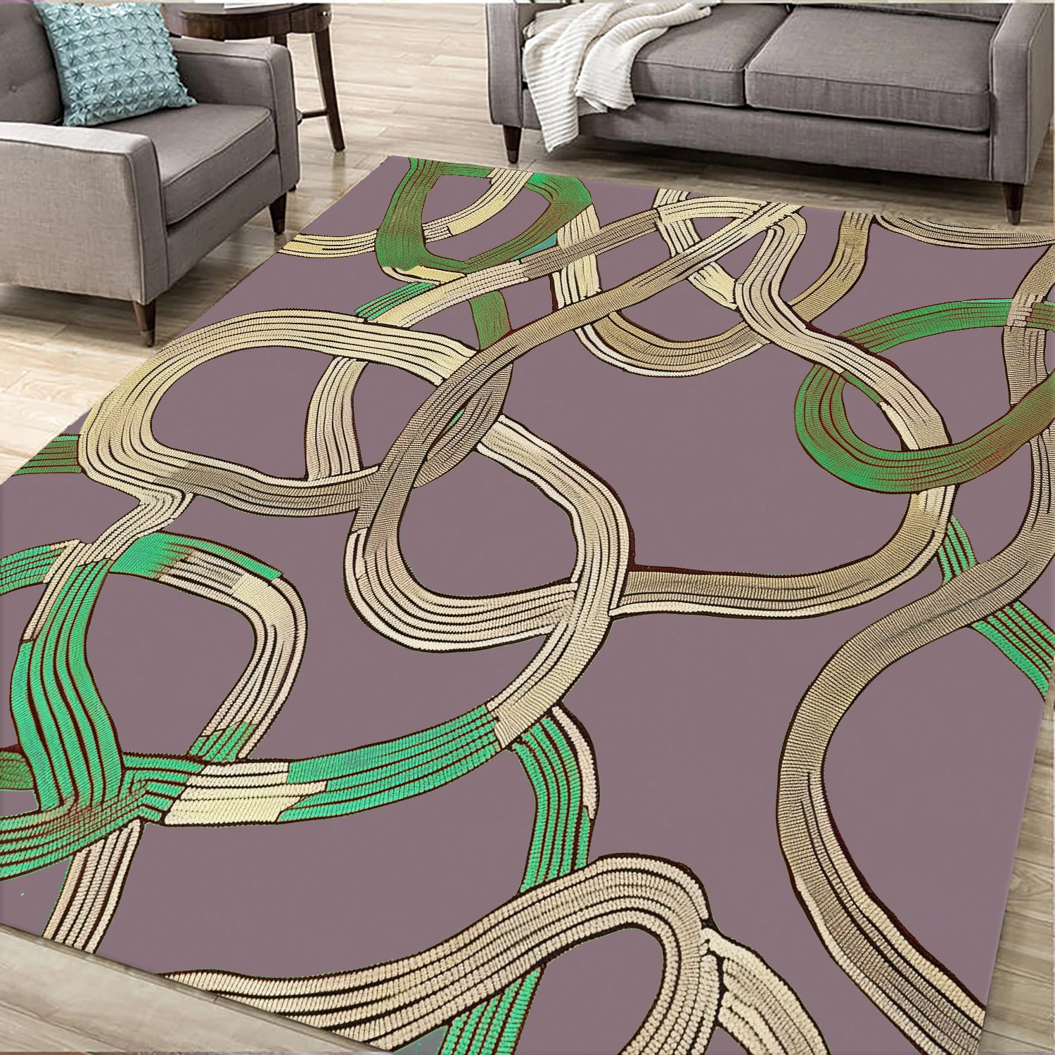 Light Luxury Carpets Living Room tapis Modern Home Decoration Rug Parlor Sofa Chair Side Floor Mat Rooms Decor Bedroom Carpet