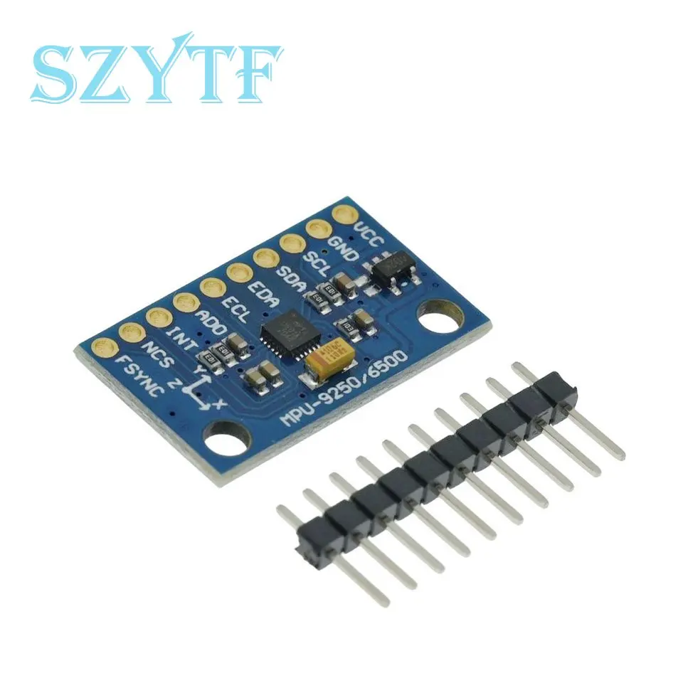 GY-6500 GY-9250 GY-9255 MPU-6500 6DOF Six-axis Accelerometer 6-axis Attitude Gyro Sensor Module SPI Interface MPU6500