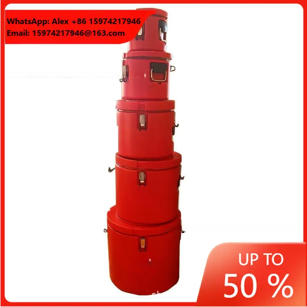 Super Large Stainless Steel Lid 5-piece Set Food Warmer Cooler Box
