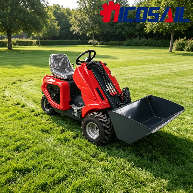 

High Quality Three Wheel Skid Steer Loader CE EPA Approved Custom Design Engineering Equipment
