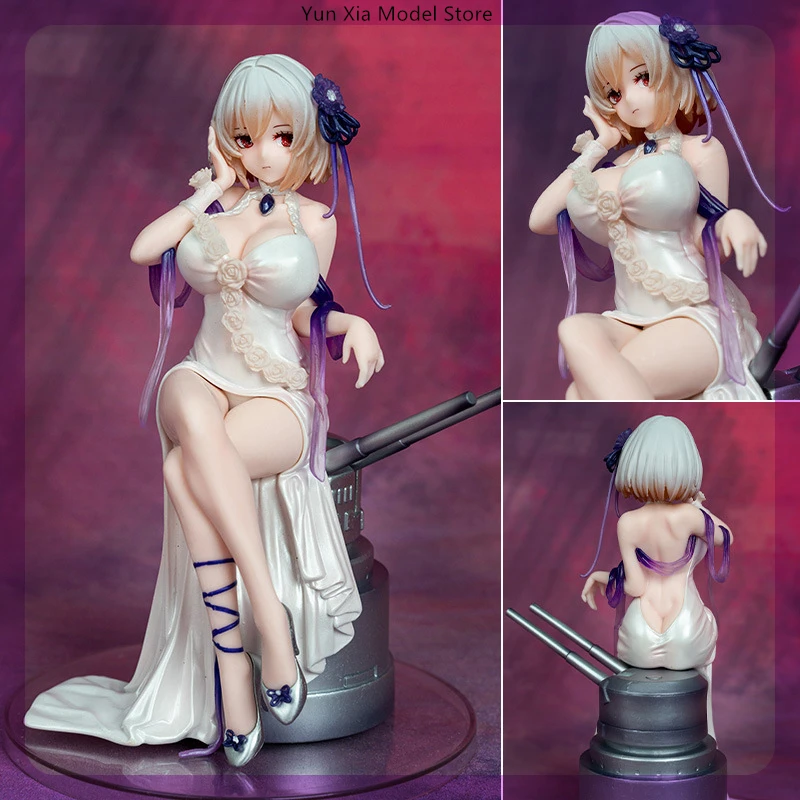 

20cm Azur Lane Hms Sirius Sitting Full Dress Anime Girl Figure Model Statue Boy Collection Desktop Decoration Ornament Toys Gift