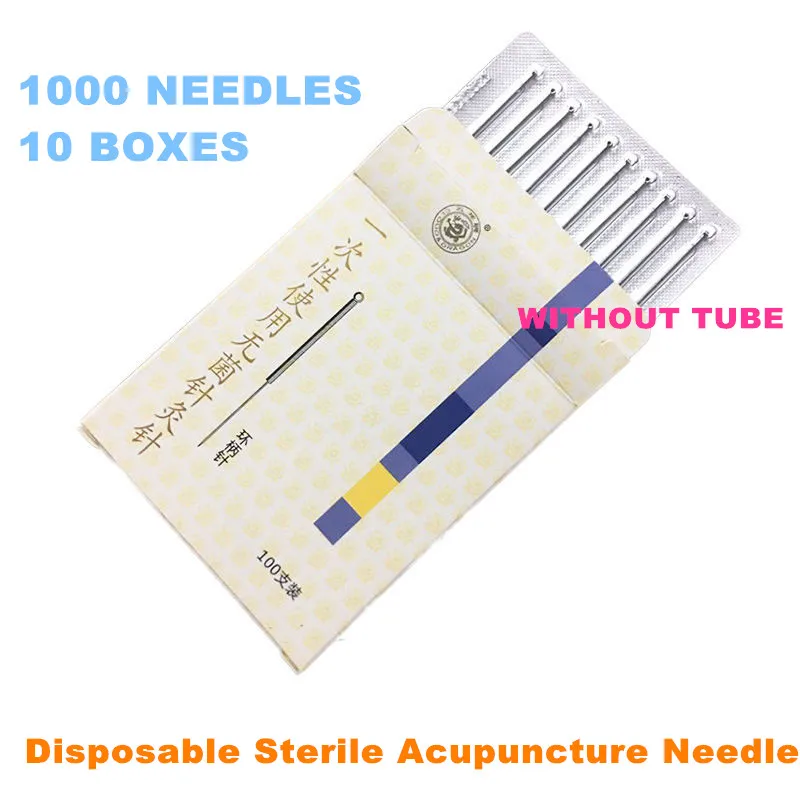 

1000Pcs/10Boxes Multi Sizes Acupuncture Needle Disposable Sterile Chinese Acupuncture Needles Therapy Face Beauty Body Massager