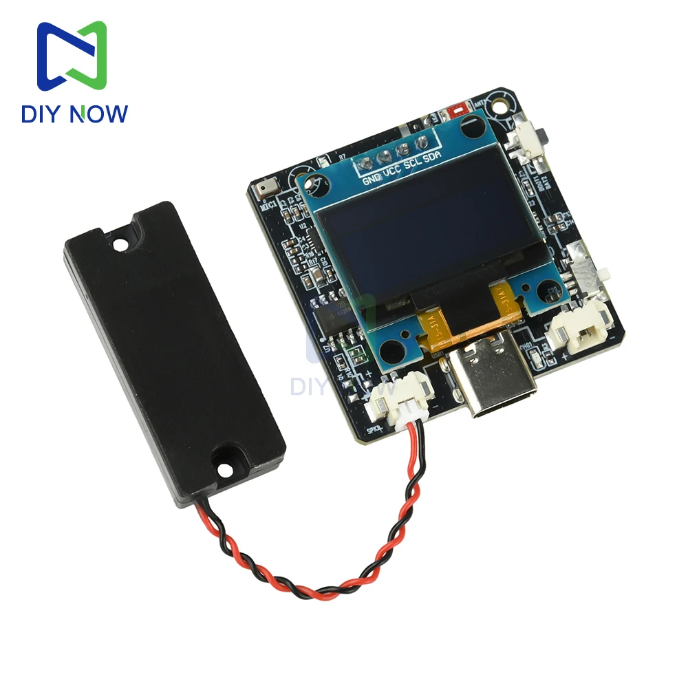 ESP32-C3 placa de desenvolvimento de tela de 0,96 polegadas módulo de voz conversa AI para Xiaozhi para Deepseek para modelos Doubao Qwen AI