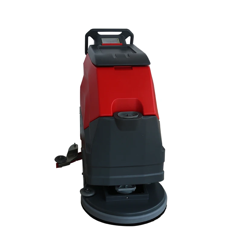 Good Price Easy Operation Single Brush Version Walk Behind Auto Floor Scrubber Cleaning Machine