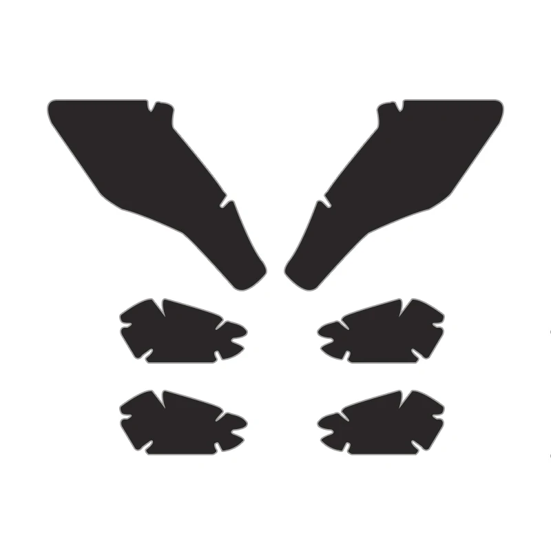 Applicabile a Honda CB190R adesivo per strumenti Pellicola per fari Adesivo per auto Pellicola per specchietto retrovisore impermeabile Lampada posteriore trasparente fi