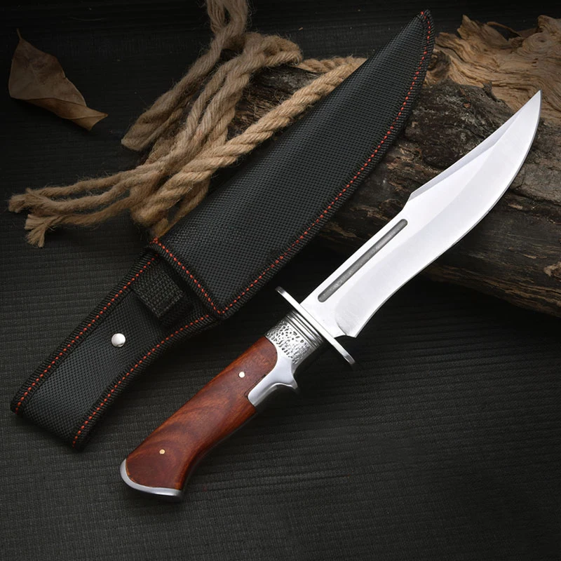 Outdoor camping knife, multi-functional high hardness knife, mountain knife, survival knife, hunting knife