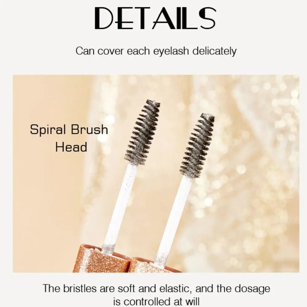 Fiber Brush Makeup Tool Beauty Lash Lift Party Shiny Glitter Mascara Glitter Mascara Eyelash Extension Starry Eyelash Mascara