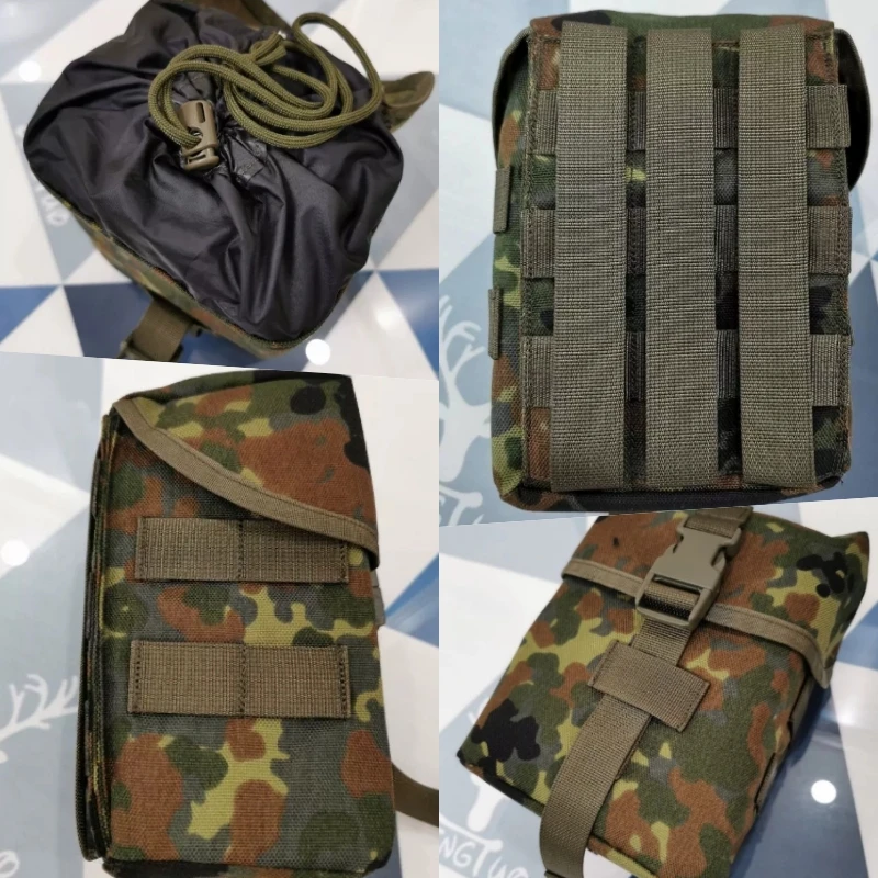 Bolsa táctica plegable Flecktarn - camuflaje alemán