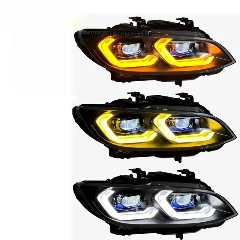 

Auto for 3 Series E92 E93 LED Headlight 2006- 2009 Yellow White DRL Lighting System Headlights 335i 328i Car Accessories
