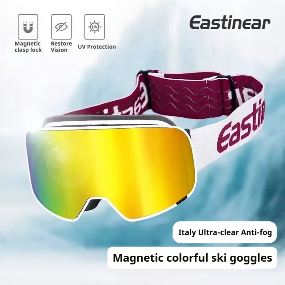 EASTINEAR Outdoor Anti-fog lunette de ski Goggles Winter Snow Sports for Unisex Snow Glasses UV400 Magnetic Snowboard Glasses