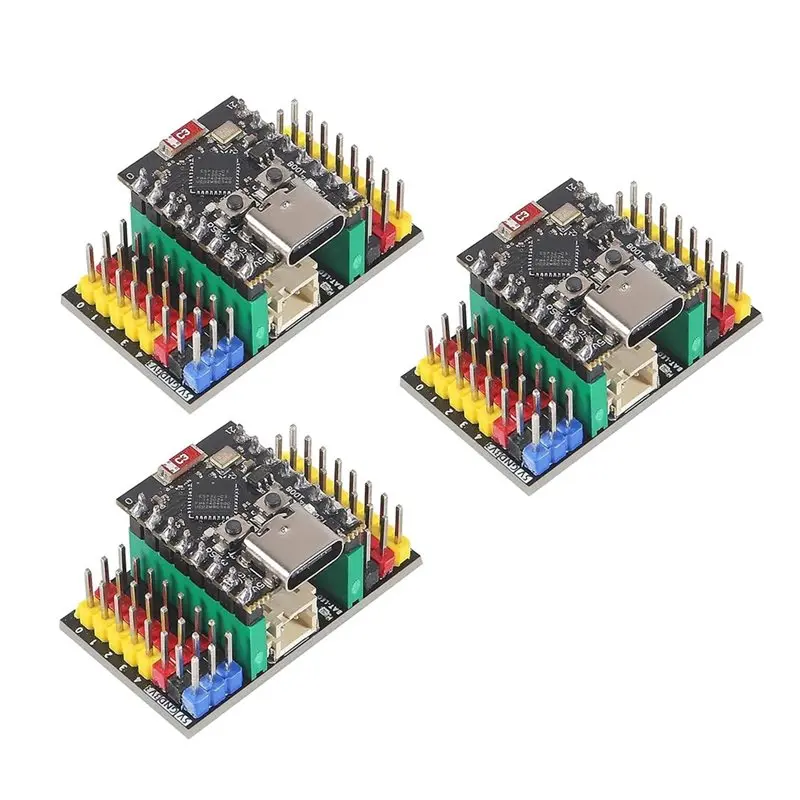 

A73E-3Pcs ESP32-C3 MINI Development Board Supports Wifi Bluetooth With Three Expansion Board