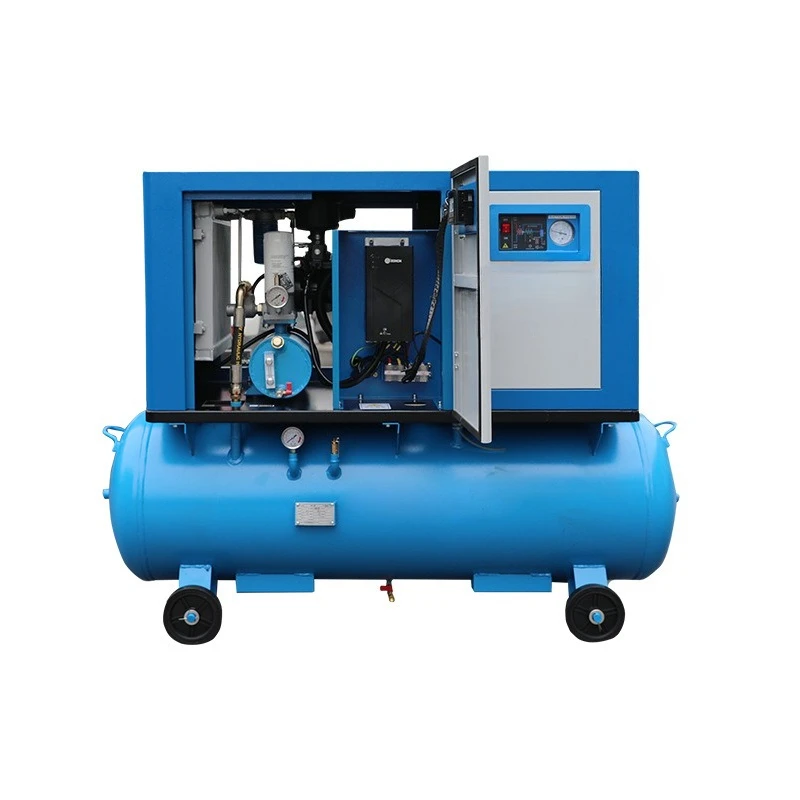 Screw air compressor Permanent magnet frequency conversion integrated screw machine
