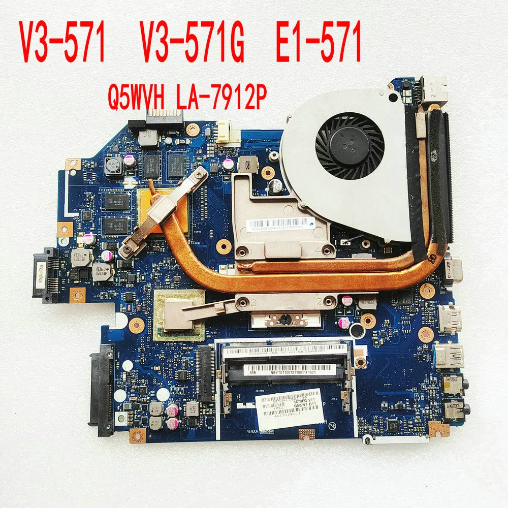 

Материнская плата для ноутбука Acer Aspire V3-571G E1-571 Q5WV1 Q5WVH