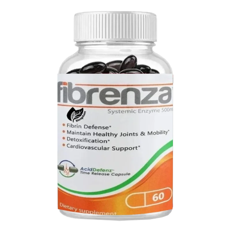 

Fibrin Capsules - Overall Health Support - Vegetarian Supplements -60 Capsules