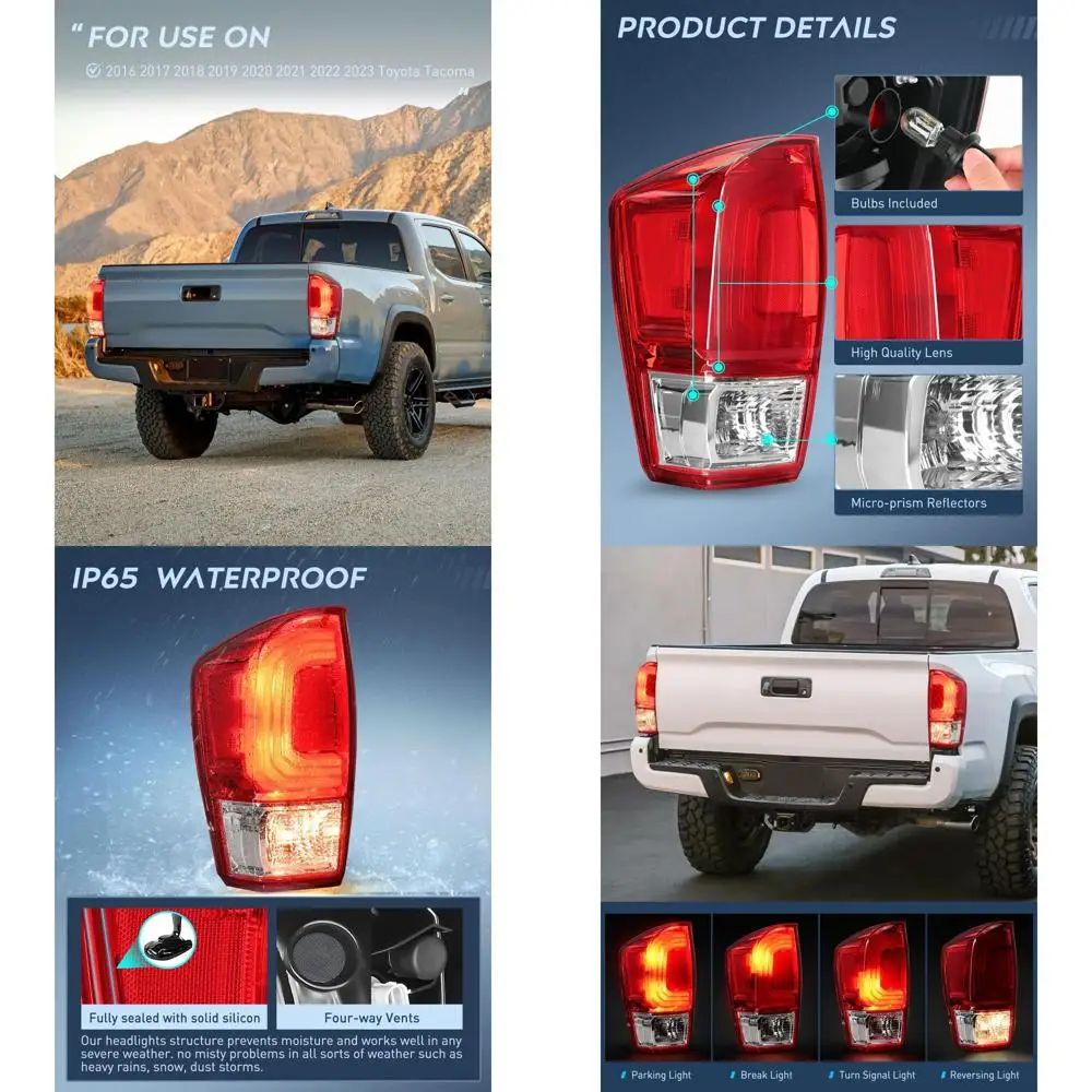 

2016-2023 Toyota Tacoma OE Style Driver Side Tail Light Assembly Replacement
