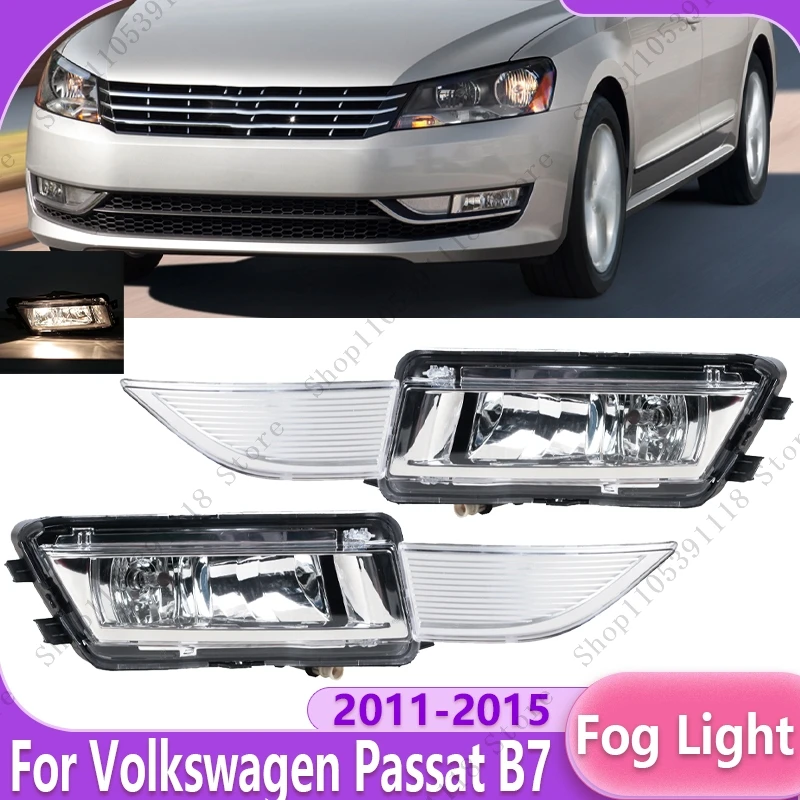 Front Bumper Fog Light Fog Lamp Reflective Reflector Trim Cover For VW Passat B7 2011 2012 2013 2014 2015 56D941699 56D941777