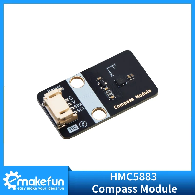 Hmc5883 Electronic Compass Digital Compass Sensor Module Three-axis Magnetic Field Compatible With Lego Bricks