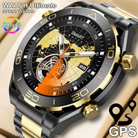 WATCH Ultimate Smart Watch Men 460mAh Battery Sport SmartWatch GPS Tracker IP68 Waterproof Gesture touch Outdoor Watches 2025New