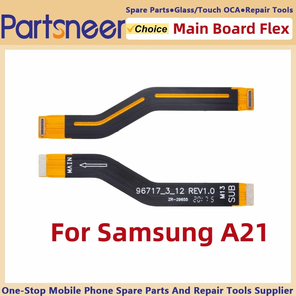 Conector de Conexão da Placa Principal, Substituição do Módulo de Cabo Flex Fita, Compatível com Samsung Galaxy A52, A31, A21, A10S