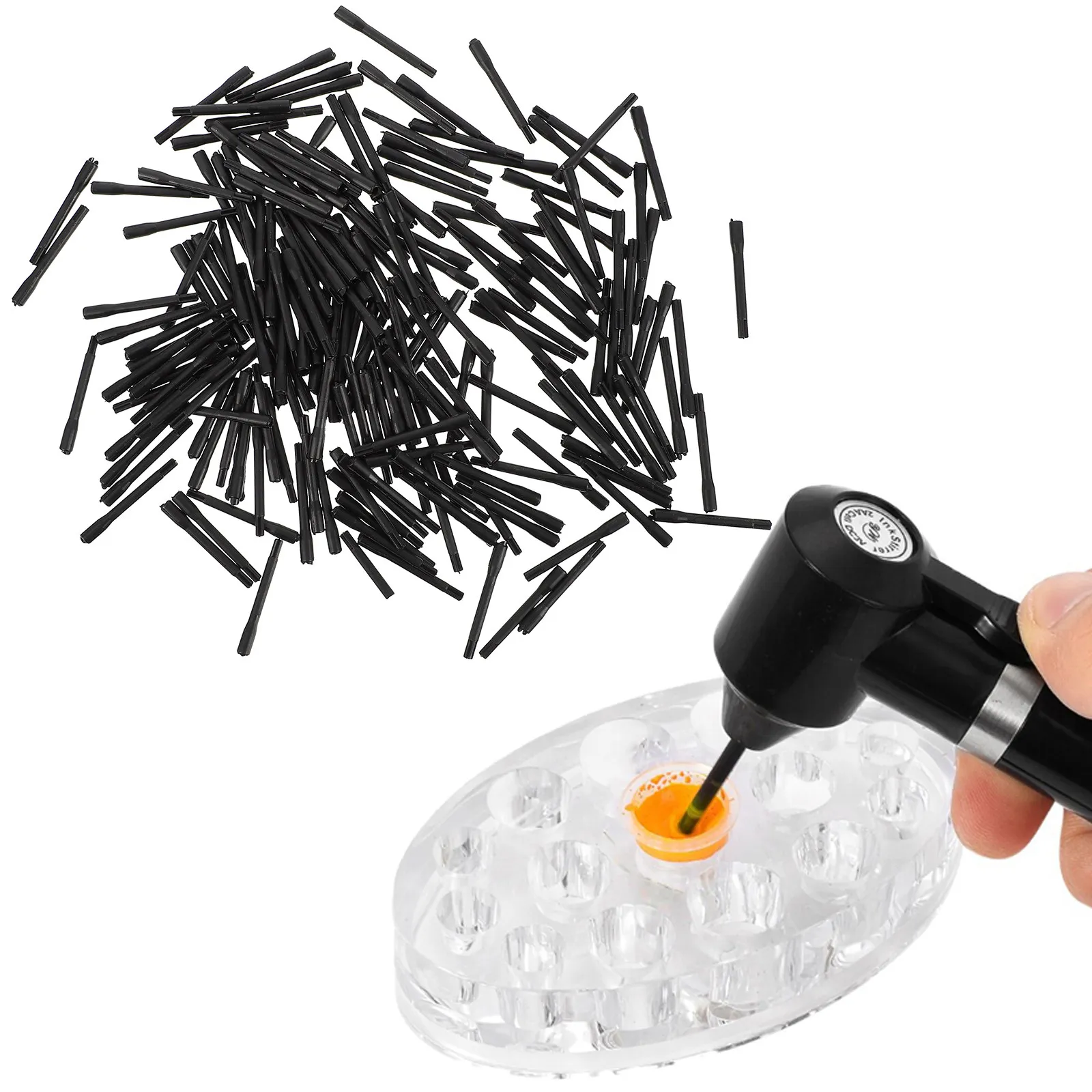 

200Pcs Pigment Stirring Stick Ink Mixing Rod Multipurpose Use for Eyebrow Microblading Pigment