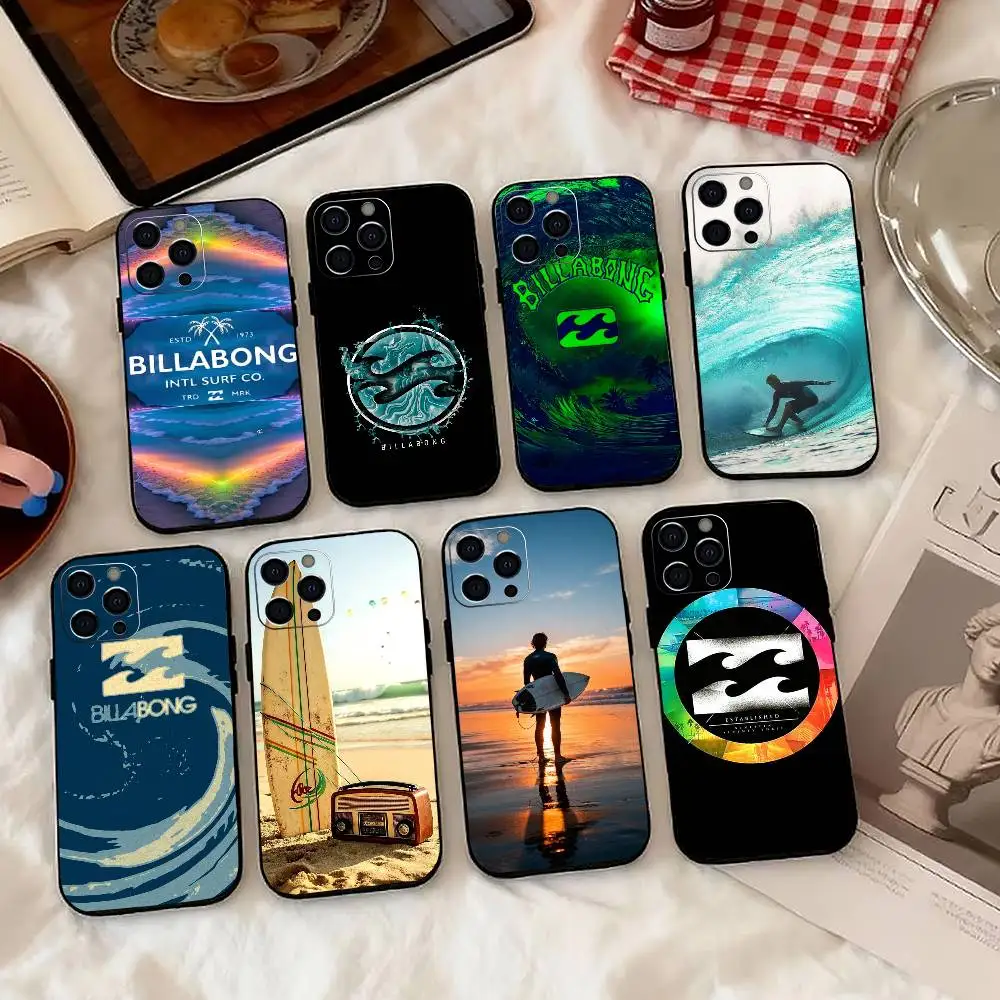 

B-Billabong Fashions Phone Case Silicone Soft For IPhone 17 16 15 14 13 12 11 X XR Plus Pro Max Plus