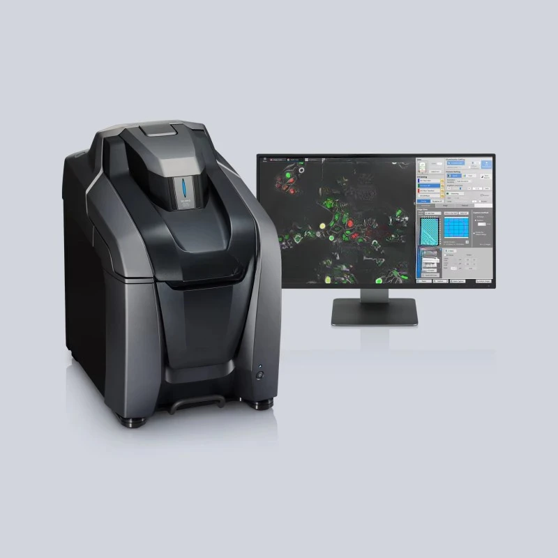Fluorescence bioscan, high-performance microscope