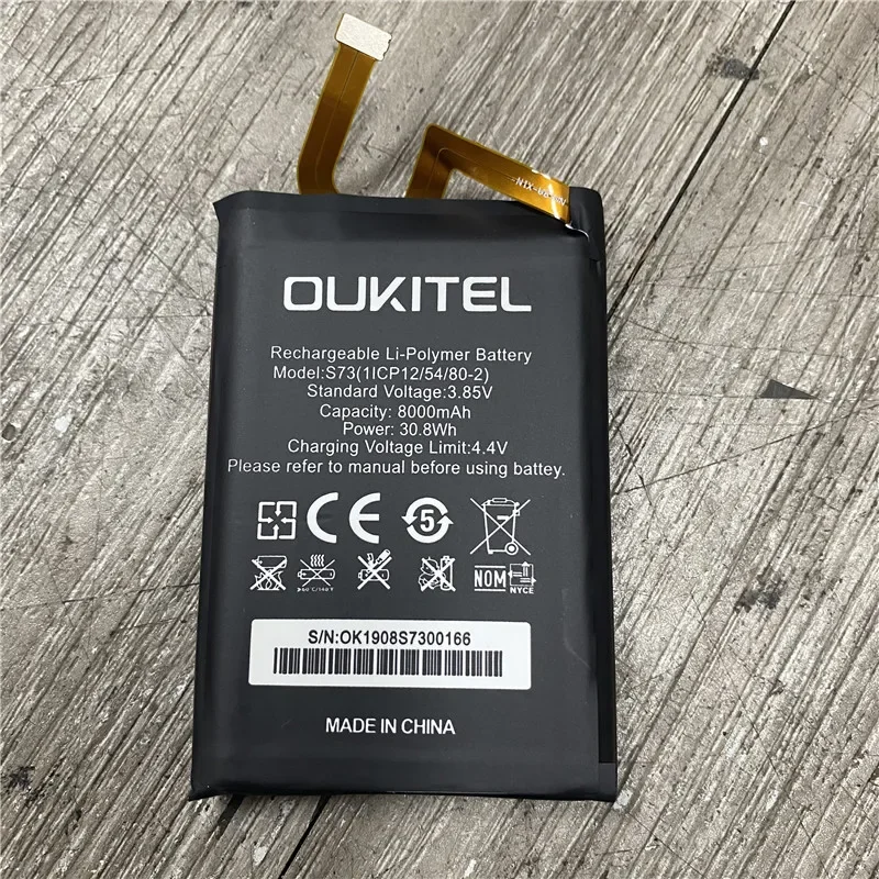 100% original battery for OUKITEL F150 B2021 battery 8000mAh Long standby time High capacity for OUKITEL battery