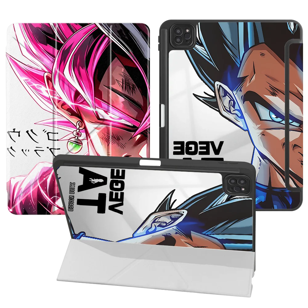 Tablet Case For iPad Mini 7 6 5 11th Pro M4 13 2025 2026 10th Gen Air 8 M2 M3 3 9th 12th With Pen Slot Cover Dragon Balls