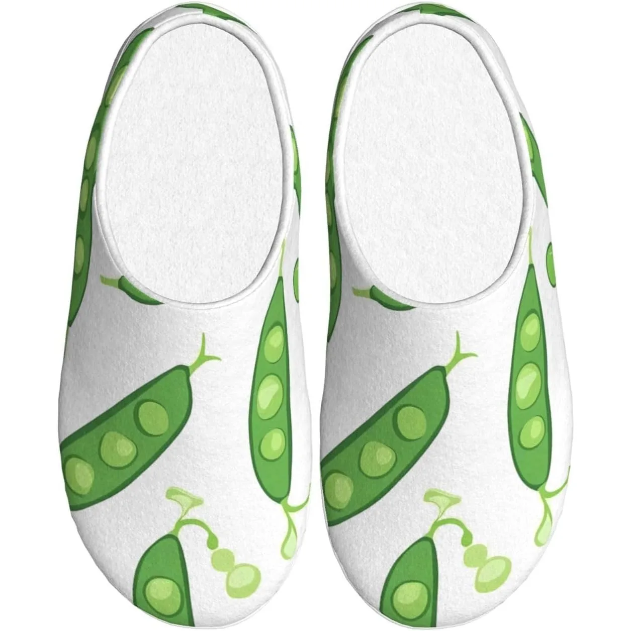 

Green Peas Women’s Cozy Slippers Soft Cotton Indoor & Outdoor House Slippers With Anti-Slip Sole