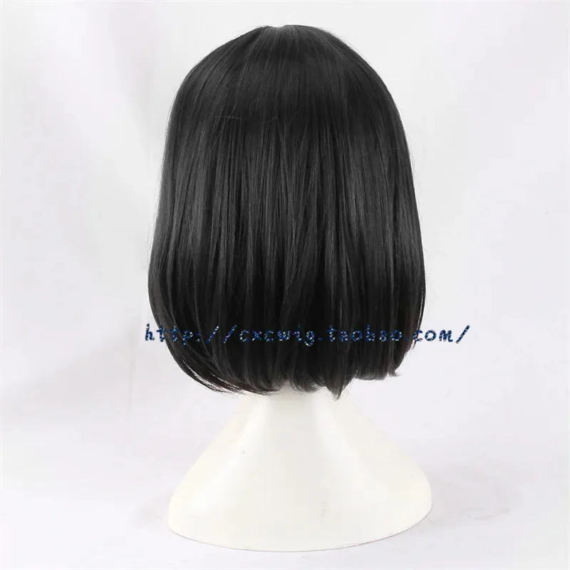 John Wick Black Short Wigs with Wig Cap Women Man Daily Cosplay Party Heat Resistant Fiber5;c,8'z,6.k; view 4
