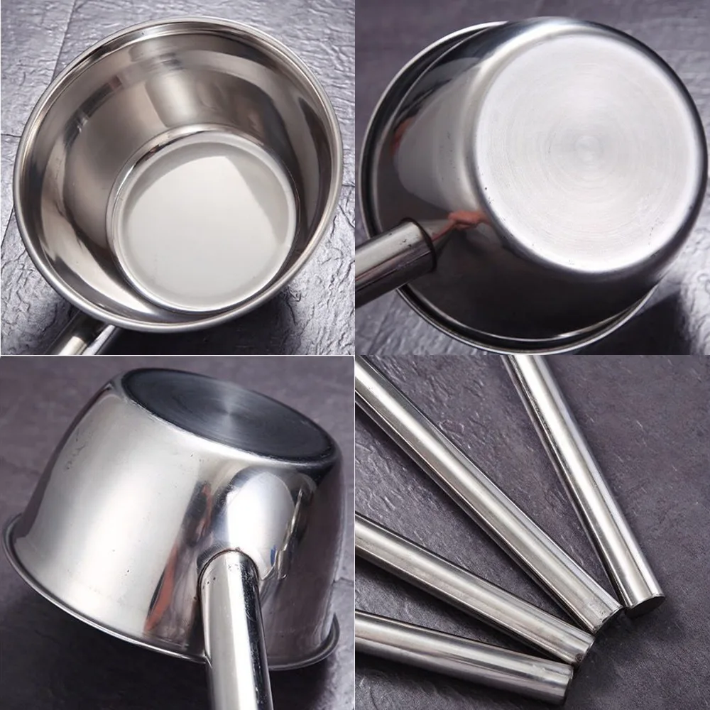 35/45/65cm 304 Food Grade Stainless Steel Ladle Congee Spoon Canteen Restaurant Long Handle Water Spoon Used