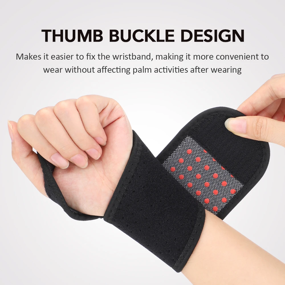 Adjustable Wrist Brace Perfect for Women & Men Support Wrap Strap Hand Carpal Tunnel Brace Fitness Suitable Both Right Left Hand