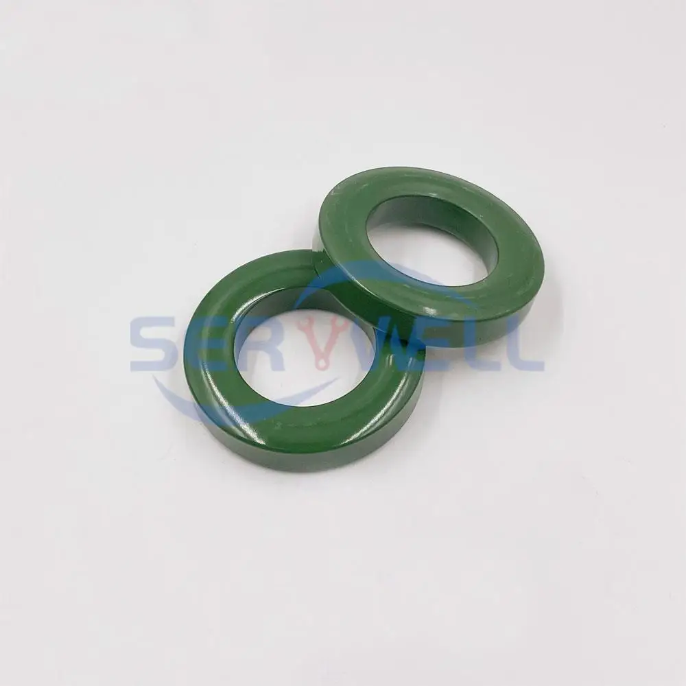 2pcs Transfoemer Iron Core Power Inductor Ferrite Rings Toroid Color Green 61x35x13mm