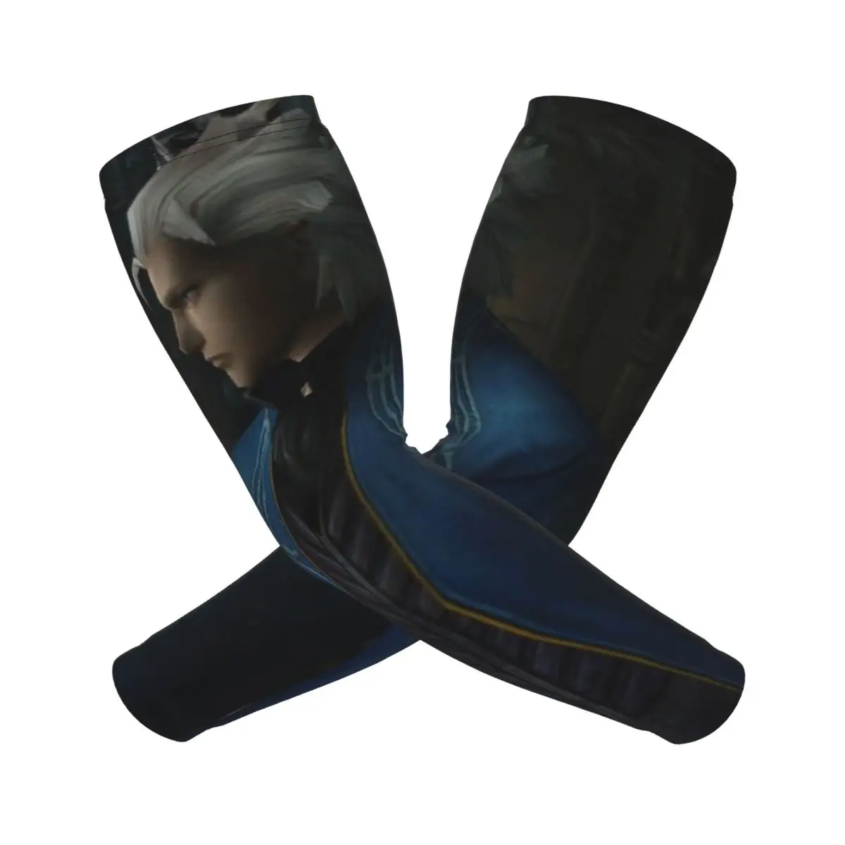 

Vergil From The Devil May Cry Seri Рукава для мужчин и женщин Защита от солнца и ультрафиолета Татуировка накидка Спортивное охлаждение Велоспорт