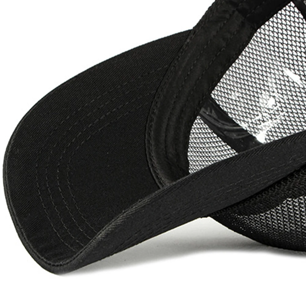 

Summer Sun Protection Baseball Hat Mesh Visor Adjustable Unisex Cotton Cap for Men Women Outdoor Sports Travel