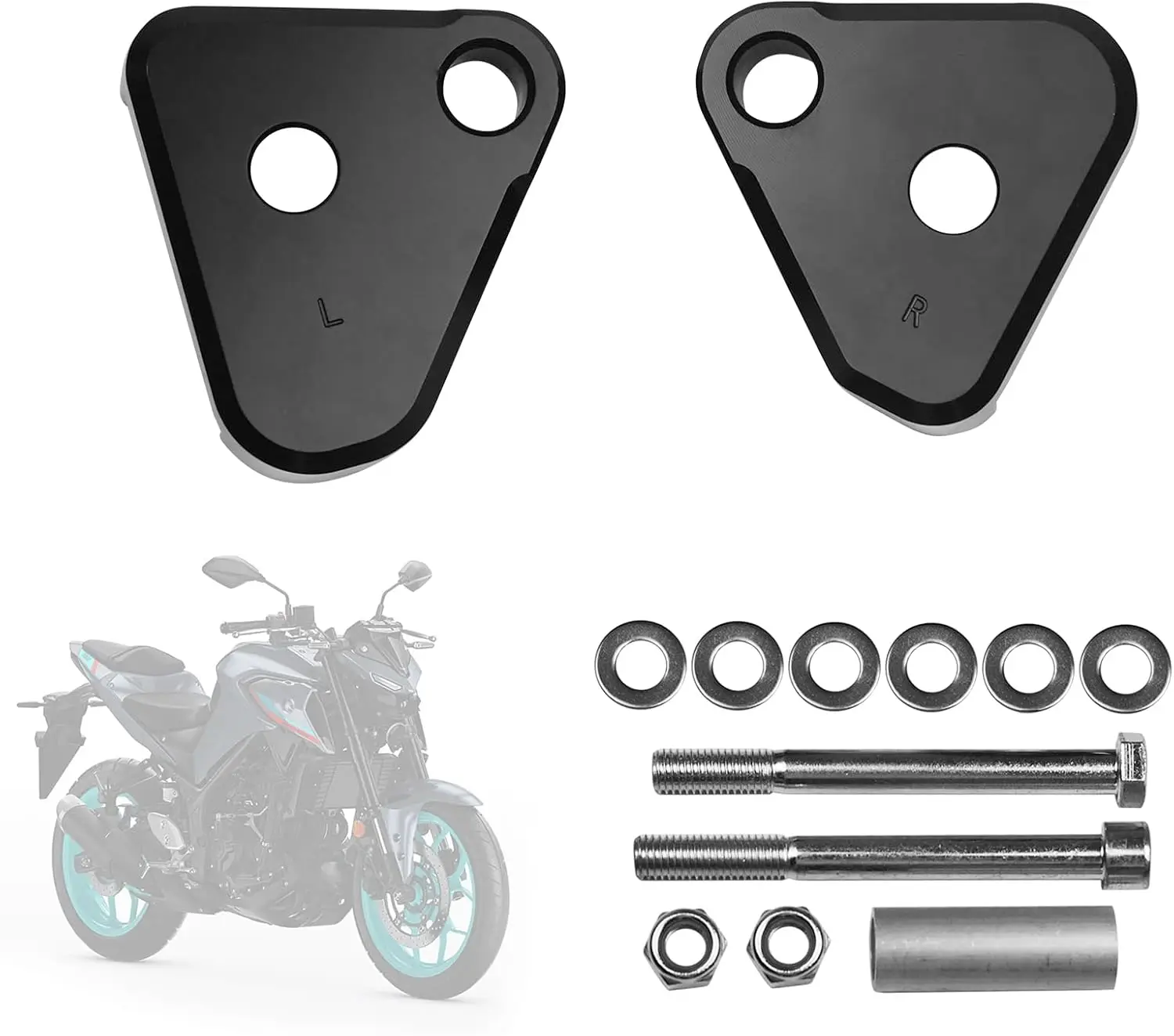 MT03 Rear Suspension Lowering Links Kit Lower For Yamaha MT-03 2016-2024 YZF-R3 2015-2025 R3 Motorcycle Aluminum Accessioris
