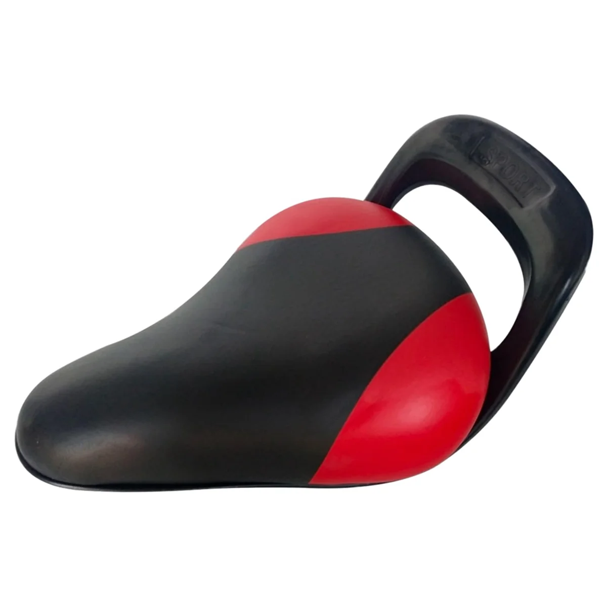 Bike Seat for Kids, Bike Saddle Handled PU Bicycle Seat, Bicycle Child Seat Rear with Handrail, Black&Red