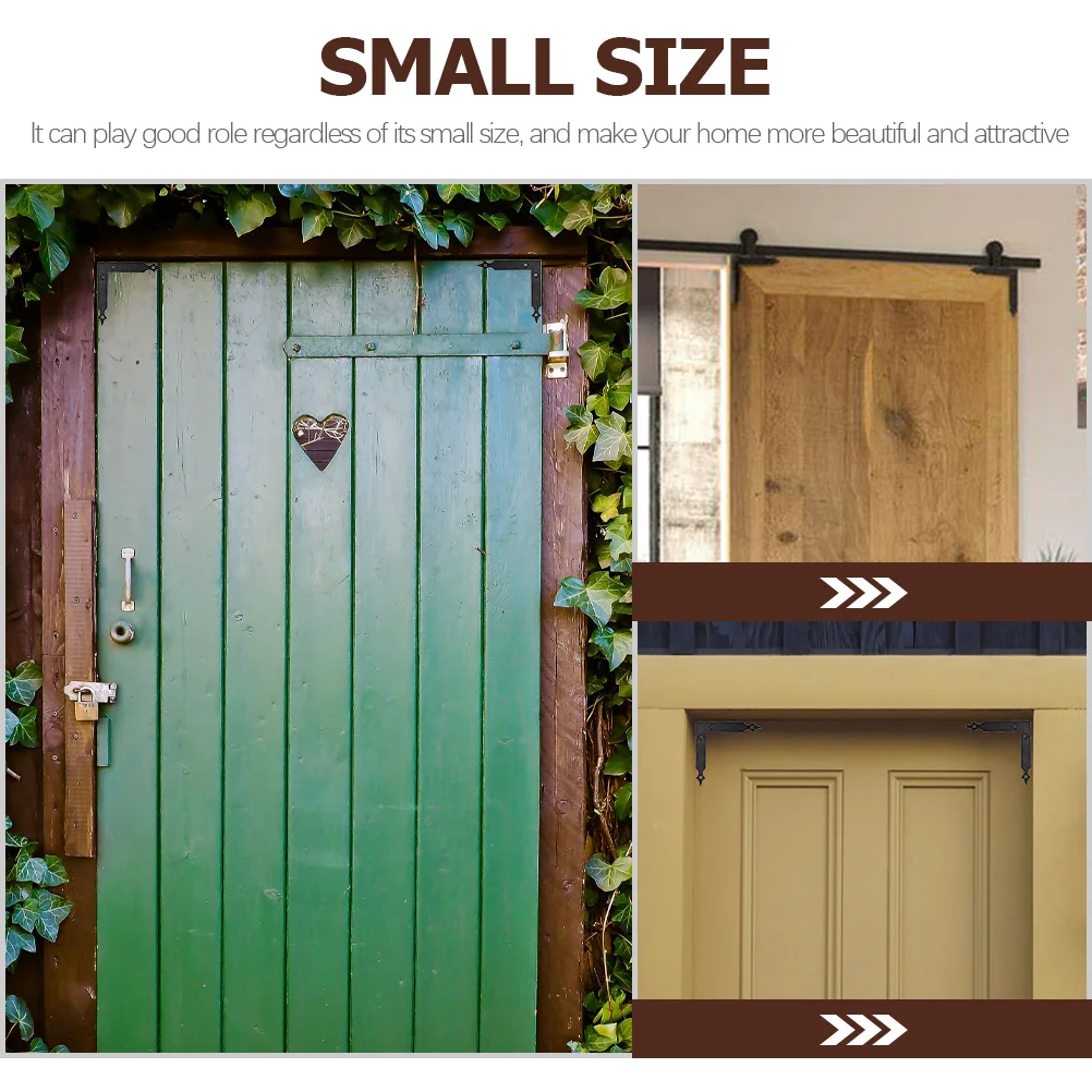 

4pcs Corner Braces Heavy Duty L Bracket For Wood Furniture Reinforcement Angle Bracket Shelf Table Chair Barn Door Mounting